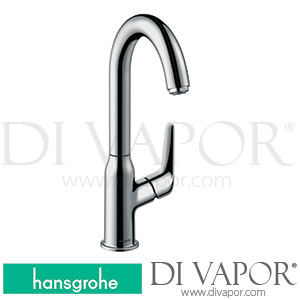 Hansgrohe 71126000 Novus Single Lever Basin Mixer 240 with Swivel Spout and Pop-Up Waste Set 10/17 - 05/19 Spare Parts