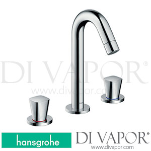 Hansgrohe 71133000 Logis 3-Hole Basin Mixer 150 with Pop-Up Waste Set 04/14 - 12/14 Spare Parts