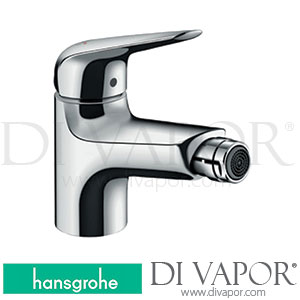Hansgrohe 71142000 Novus Single Lever Bidet Mixer 70 with Pop-Up Waste Set >10/17 Spare Parts
