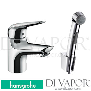 Hansgrohe 71144000 Novus Single Lever Basin Mixer 70 with Bidette Hand Shower and Shower Hose 160 Cm >10/17 Spare Parts