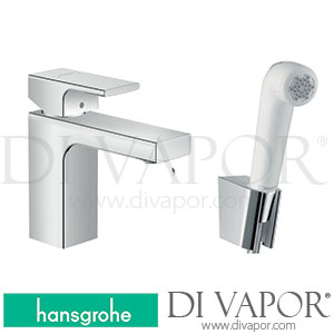 Hansgrohe 71216000 Vernis Shape Single Lever Basin Mixer 100 with Bidette Hand Shower and Shower Hose 160 Cm >01/21 Spare Parts