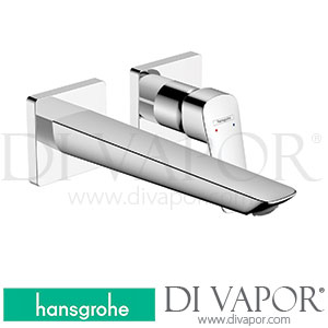 Hansgrohe 71256001 Logis Single Lever Basin Mixer for Concealed Installation Fine Wall-Mounted with Spout 20,6 Cm without Waste Set >11/21 Spare Parts