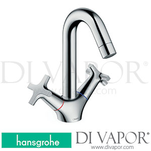 Hansgrohe 71271000 Logis Classic 2-Handle Basin Mixer 150 Lowpressure without Waste Set 01/15 - 12/20 Spare Parts