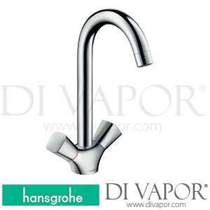 Hansgrohe 71280000 Logis M31 2-Handle Kitchen Mixer 220, 1Jet Spare Parts >01/15