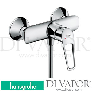 Hansgrohe 71360000 Novus Loop Single Lever Shower Mixer for Exposed Installation 10/17 - 06/22 Spare Parts