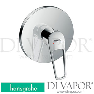 Hansgrohe 71365000 Novus Loop Single Lever Shower Mixer for Concealed Installation for Ibox Universal 10/17 - 06/22 Spare Parts