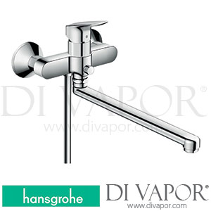 Hansgrohe 71402000 Logis Single Lever Bath Mixer With Long Spout Spare Parts >01/16