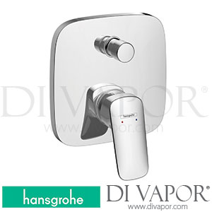 Hansgrohe 71407000 Logis Single Lever Bath Mixer for Concealed Installation with Integrated Security Combination According To En1717 for Ibox Universal 03/15 - 12/16 Spare Parts