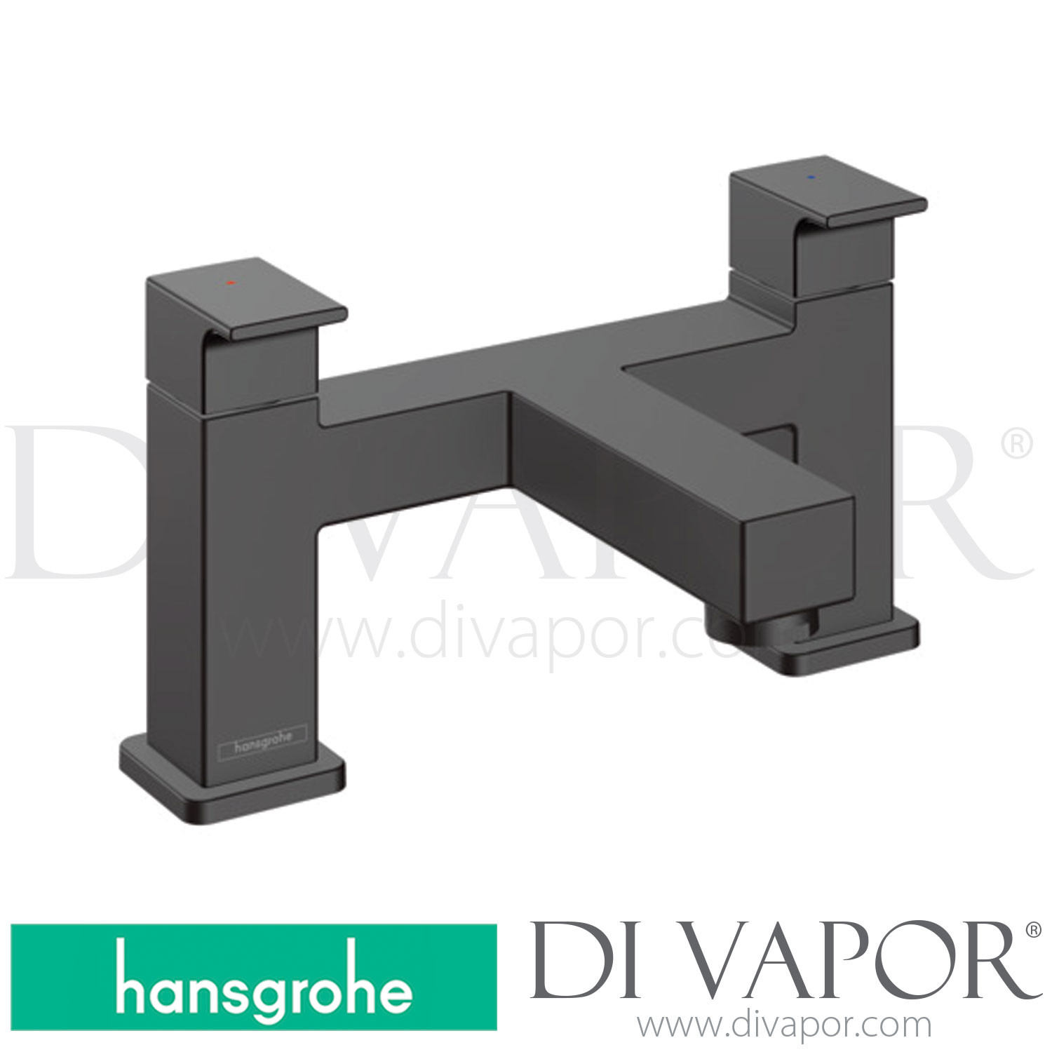 Mitigeur Bain Douche Mécanique HANSGROHE Vernis Shape Noir Mat