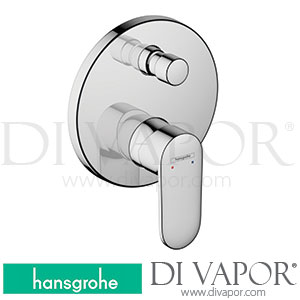 Hansgrohe 71467000 Vernis Blend Single Lever Bath Mixer for Concealed Installation with Integrated Security Combination According To En1717 for Ibox Universal >04/21 Spare Parts