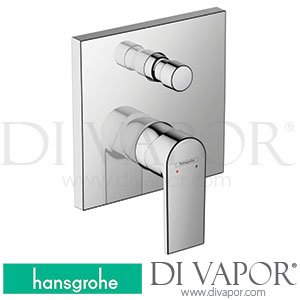 Hansgrohe 71468000 Vernis Shape Single Lever Bath Mixer for Concealed Installation for Ibox Universal >04/21 Spare Parts