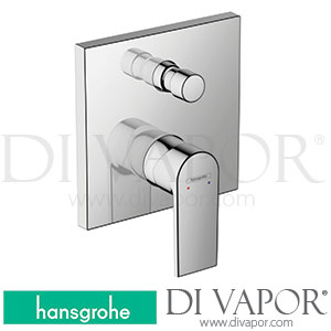 Hansgrohe 71469000 Vernis Shape Single Lever Bath Mixer for Concealed Installation with Integrated Security Combination According To En1717 for Ibox Universal >04/21 Spare Parts