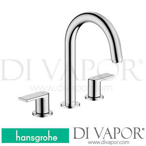 Hansgrohe 71563000 Vernis Shape 3-Hole Basin Mixer with Pop-Up Waste Set >04/21 Spare Parts