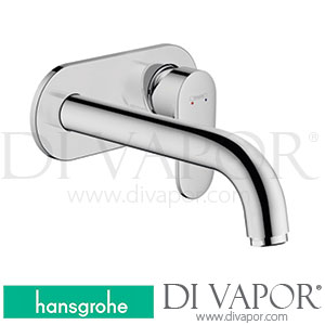 Hansgrohe 71576007 Vernis Blend Single Lever Basin Mixer for Concealed Installation Wall-Mounted with Spout 20,4 Cm >04/20 Spare Parts