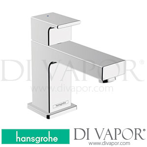 Hansgrohe 71592000 Vernis Shape Pillar Tap 70 with Lever Handle for Cold Water Or Pre-Adjusted Water without Waste Set >04/21 Spare Parts