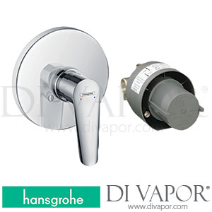 Hansgrohe 71608000 Logis E Single Lever Shower Mixer Set for Concealed Installation >01/18 Spare Parts