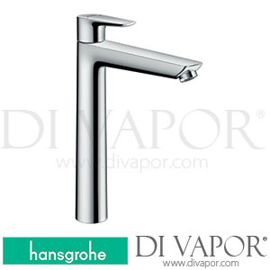 Hansgrohe 71716000 Talis E Single Lever Basin Mixer 240 for Wash Bowls with Pop-Up Waste Set >10/15 Spare Parts