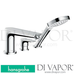 Hansgrohe 71730000 Talis E 3-Hole Rim Mounted Single Lever Bath Mixer for Secuflex >01/16 Spare Parts