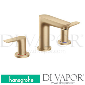 Hansgrohe 71733147 Talis E 3-Hole Basin Mixer 150 with Pop-Up Waste Set >03/20 Spare Parts