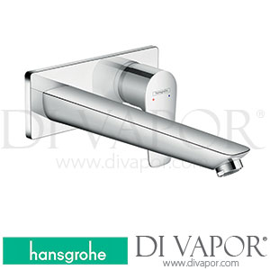 Hansgrohe 71734000 Talis E Single Lever Basin Mixer for Concealed Installation Wall-Mounted with Spout 22.5 Cm >10/15 Spare Parts
