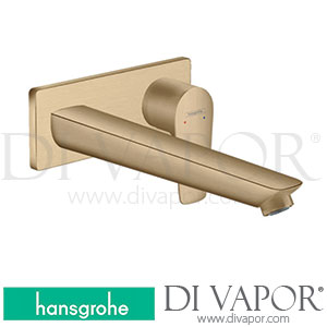 Hansgrohe 71734140 Talis E Single Lever Basin Mixer for Concealed Installation Wall-Mounted with Spout 22.5 Cm >07/19 Spare Parts
