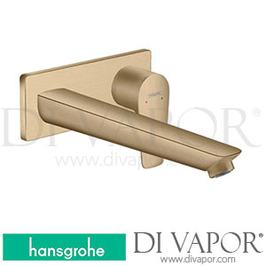 Hansgrohe 71736149 Talis E Single Lever Basin Mixer for Concealed Installation Wall-Mounted with Spout 22.5 Cm 3 Ticks >04/20 Spare Parts