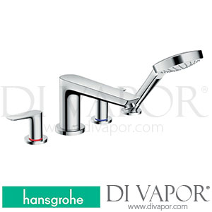 Hansgrohe 71748000 Talis E 4-Hole Rim Mounted Bath Mixer >01/16 Spare Parts