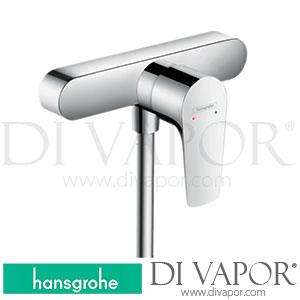 Hansgrohe 71761000 Talis E Single Lever Shower Mixer for Exposed Installation with Centre Distance 15.3 CM Ch >12/17 Spare Parts