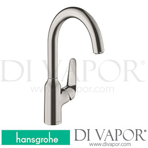 Hansgrohe 71802800 Focus M42 Single Lever Kitchen Mixer 220, 1Jet Spare Parts >10/18