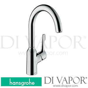 Hansgrohe 71812000 Focus M43 Single Lever Kitchen Mixer 220, Eco, 1Jet Spare Parts >10/18