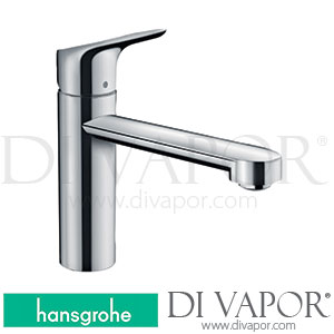 Hansgrohe 71816000 Focus M43 Single Lever Kitchen Mixer 120, 1Jet Spare Parts >10/18