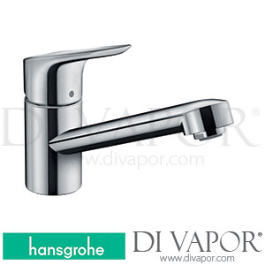Hansgrohe 71818000 Focus M43 Single Lever Kitchen Mixer 100, 1Jet Spare Parts >10/18
