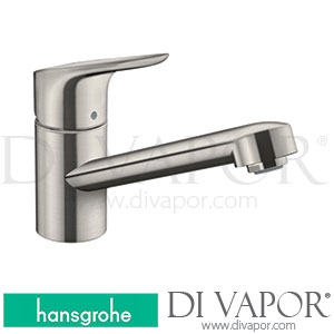 Hansgrohe 71818800 Focus M43 Single Lever Kitchen Mixer 100, 1Jet Spare Parts >10/18