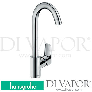 Hansgrohe 71861000 Logis M31 Single Lever Kitchen Mixer 260, Eco, 1Jet Spare Parts >10/19