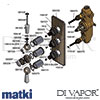 Matki Swadling 7200 New Invincible Rectangular Concealed Shower Valve Spare Part
