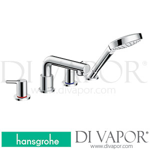 Hansgrohe 72419000 Talis S 4-Hole Rim Mounted Bath Mixer >01/16 Spare Parts