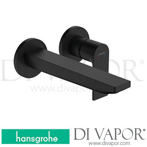 Hansgrohe 72568677 Rebris E Single Lever Basin Mixer for Concealed Installation Wall-Mounted with Spout 20 Cm >06/22 Spare Parts