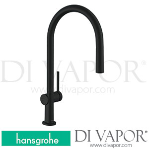 Hansgrohe 72803670 Talis M54 Single Lever Kitchen Mixer 210, Pull-Out Spout, 1Jet, Sbox Spare Parts >04/20