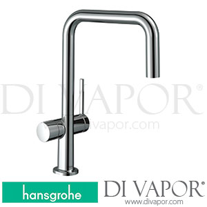 Hansgrohe 72807000 Talis M54 Single Lever Kitchen Mixer U 220, Device Shut-Off Valve, 1Jet Spare Parts 04/20 - 03/21