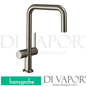 Hansgrohe 72807800 Talis M54 Single Lever Kitchen Mixer U 220, Device Shut-Off Valve, 1Jet Spare Parts >04/21
