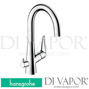 Hansgrohe 72811000 Talis M51 Single Lever Kitchen Mixer 220, Device Shut-Off Valve, 1Jet Spare Parts >04/17