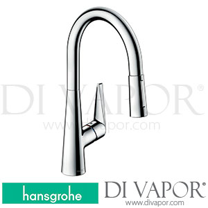 Hansgrohe 72813000 Talis M51 Single Lever Kitchen Mixer 200, Pull-Out Spray, 2Jet Spare Parts 06/15 - 09/17