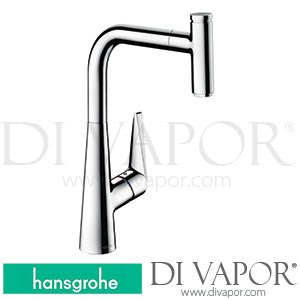 Hansgrohe 72826000 Talis Select M51 Single Lever Kitchen Mixer 300, Eco, Pull-Out Spout, 1Jet Spare Parts >10/19