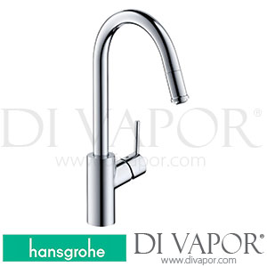 Hansgrohe 72832000 Talis M52 Single Lever Kitchen Mixer 260, Eco, Pull-Out Spout, 1Jet Spare Parts 10/19 - 06/22