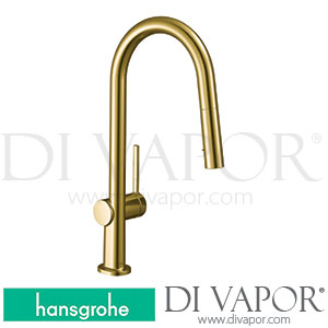 Hansgrohe 72846251 Talis N Single Lever Kitchen Mixer 180, Pull-Out Spray, 2Jet Spare Parts >01/22