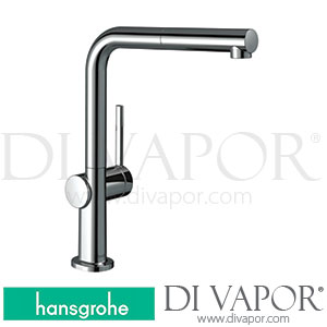 Hansgrohe 72849000 Talis M54 Single Lever Kitchen Mixer 270, Pull-Out Spout, 1Jet, Sbox Spare Parts >04/20