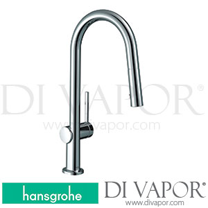 Hansgrohe 72850001 Talis N Single Lever Kitchen Mixer 180, Pull-Out Spray, 2Jet Spare Parts >06/20