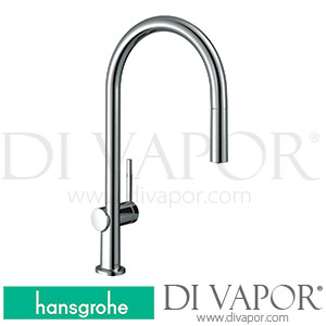 Hansgrohe 72857001 Talis N Single Lever Kitchen Mixer 210, Eco, Pull-Out Spray, 2Jet Spare Parts >10/21