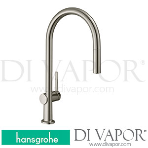 Hansgrohe 72857801 Talis N Single Lever Kitchen Mixer 210, Eco, Pull-Out Spray, 2Jet Spare Parts >10/21