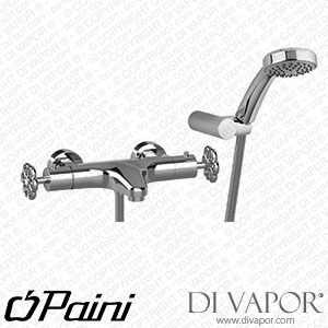 Paini 72CR105THD Garage Thermostatic Bath Shower Mixer with Adjustable Shower Kit Spare Parts